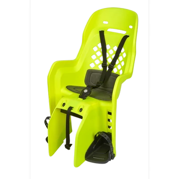 Polisport JOY gyerekülés csomagtartóra neon sárga/sötétszürke párnával