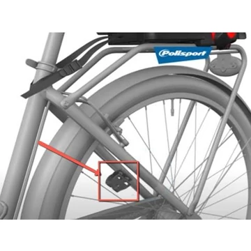 GYEREKÜLÉS ALKATRÉSZ POLISPORT LÁBTARTÓ BILINCS GUPPY JUNIOR-HOZ