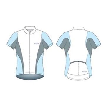 BBB BBW-103 GirlTech rövid ujjú kerékpáros mez fehér/kék L