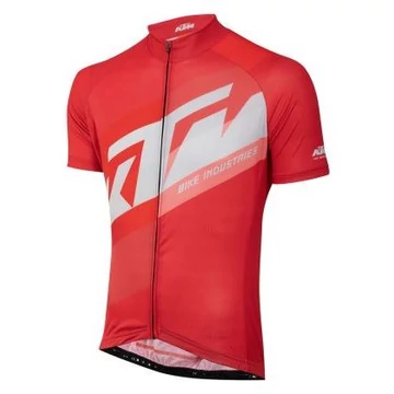 KTM Factory Line rövid ujjú mez piros/ezüst XL