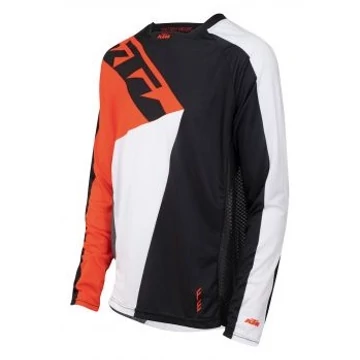 KTM Factory Enduro hosszú ujjú kerékpáros mez fekete/citrom M