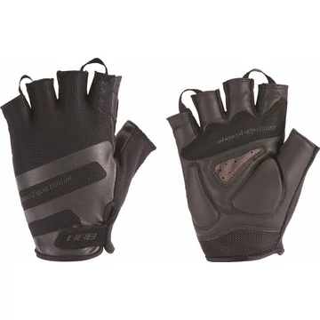 BBB BBW-51 AirRoad kerékpáros kesztyű rövid ujjú, zselés tenyérrész, fekete XL