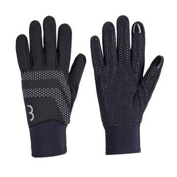 BBB Raceshield BWG-33W kerékpáros kesztyű hosszú újjú, közepesen vastag átmeneti kesztyű, fekete XL