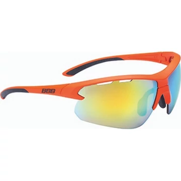 BBB BSG-52 Impulse PC sport szemüveg, matt narancs, 3 lencsével