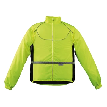 Dzseki Wowow kerékpáros sárga hálós hátú, levehető ujjú M-es