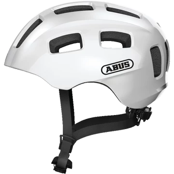 Bukósisak gyerek ABUS Youn-I 2.0 fehér színű, M-es méret (52-57 cm)