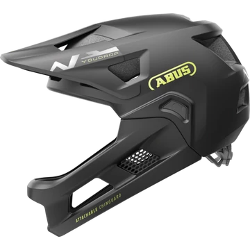 ABUS kerékpáros gyerek sisak YouDrop FF fullface S 48-55 cm fekete színben