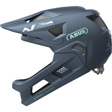 ABUS kerékpáros gyerek sisak YouDrop FF fullface S 48-55 cm midnight blue színben