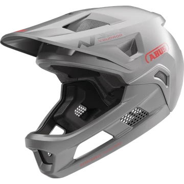 ABUS kerékpáros gyerek sisak YouDrop FF fullface S 48-55 cm titan silver színben