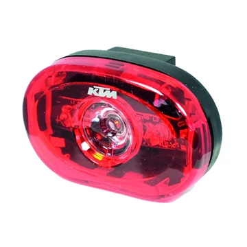 KTM 0,5watt hátsó lámpa 2 funkciós, fekete