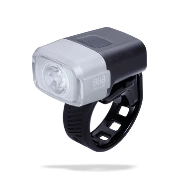 BBB BLS-130 NanoStrike első lámpa, LED-es, 1000 mAh-s akkumulátorral, 400 lumen fényerő, ezüst-fekete