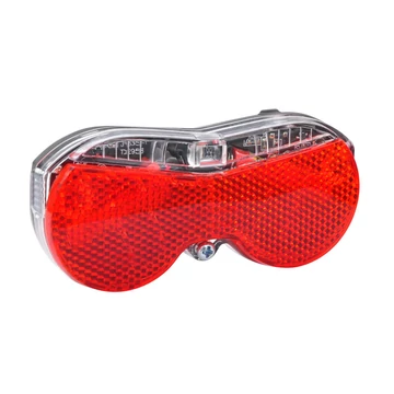 Ridepositive Round elemes kerékpárlámpa csomagtartóra 3 Superbright LED-el (elem nem tartozék)