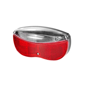 RMS elemes hátsó lámpa csomagtartóra, 3 LED-es, 50/80mm-es csavarfuratok, elemmel