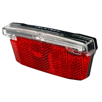 Dinamós hátsó lámpa csomagtartóra 3 superbright LED-del féklámpával és állófénnyel