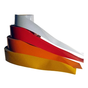 Fényvisszaverő matrica piros  35cm hosszú/40mm széles