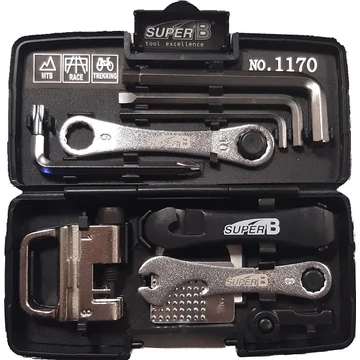 Szerszámkészlet SuperB 24 részes, kerékpárokhoz, No.1170