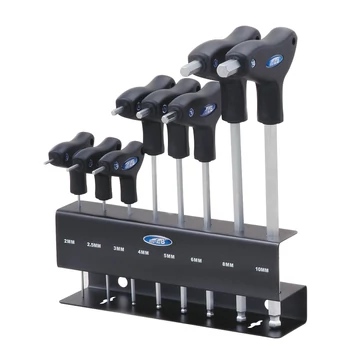 SuperB imbusz készlet tartóval 8 részes nyeles 2, 2.5, 3, 4, 5, 6, 8, és 10mm-es méretek