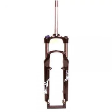 Suntour XCM 26" MTB teleszkóp 1-1/8" A-Head, 100mm, tárcsa/V-fékes, matt fekete