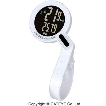Cateye Quick CC-RS100W kilométeróra 7 funkciós fehér
