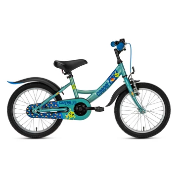 Csepel Drift 16"-os fiú gyerek kerékpár kontrafékes szarvasos kék