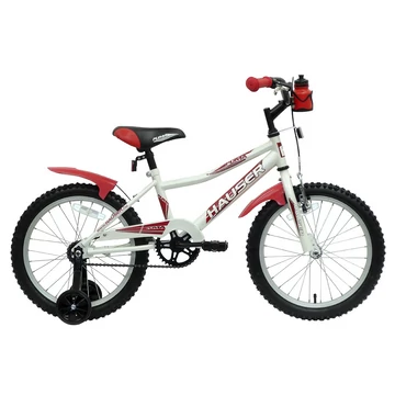Hauser Puma 18"-os gyerekkerékpár, kontrás, fehér