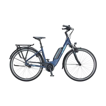 KTM Macina Central 7 Ebike Bosch Active Line meghajtás női monováz, matt kék, 46cm