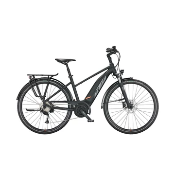 KTM Macina Fun A510 elektromos kerékpár Bosch Active Line meghajtás férfi, matt fekete, 60cm