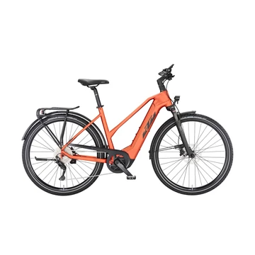 KTM Macina Sport 510 elektromos kerékpár Bosch Smart Performance CX meghajtás Cues női 46cm matt burnt orange