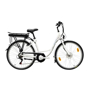 Neuzer E-City pedelec női 3sebességes, 26"-os kerék, 36V/240W motor, 11aH akku, 17"