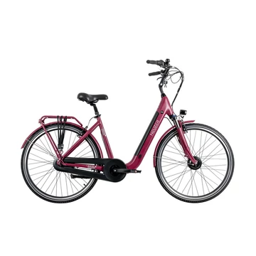 Neuzer Easyboarding alacsonyátlépésű ebike mattbordó integrált 461Wh-s akkumulátorral és nyomatékszenzorral