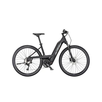 KTM Macina Cross 510 PTS elektromos kerékpár Bosch Performance CX Smart 85Nm, 500Wh, 8 fokozatú Acera váltó, női fekete 46cm