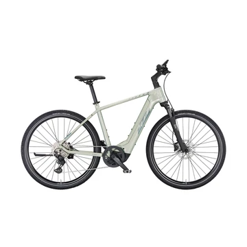 KTM Macina Cross 720 ebike férfi 10 fokozatú CUES, Bosch Perf. CX Smart 85Nm, 750Wh, dew silver 56cm