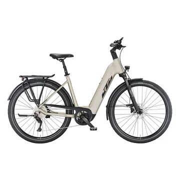 KTM Macina Style 740 elektromos kerékpár Bosch Performance Line CX Smart, 10 fokozatú Deore váltó, női, pezsgő 51cm