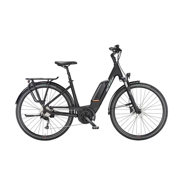KTM Macina Fun A510 női elektromos kerékpár Bosch Active Plus 50Nm/500Wh, 9 fok. Alivio váltó, mattfekete 51cm