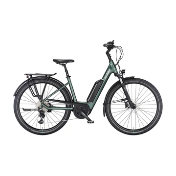 KTM Macina Fun P510 elektromos kerékpár Bosch Performance Smart meghajtás 75Nm/545Wh, monováz, moha zöld, 43cm