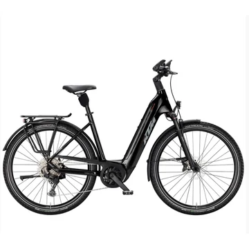 KTM Macina Style 830 monovázas trekking Ebike/pedelec kerékpár Bosch Performance Line CX 100Nm/800Wh, 10 fokozatú CUES váltó, diamond black, 46cm