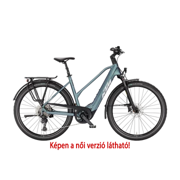 KTM Macina Tour PX610 ebike Smart Bosch PX 85Nm motorral és 600Wh akkuval 10 fokozatú CUES váltó, bright teal matt, férfi 56cm