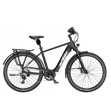 KTM Macina Tour CX625 LTD64 ebike 51 cm-es férfi vázzal Bosch CX 85Nm motorral és 625Wh akkuval 10 fokozatú Deore váltó matt fekete
