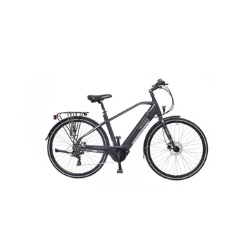 Neuzer Mantova ebike 28"-as alu Bafang M200 középmotor 65Nm/374Wh integrált akku matt sötétszürke 20"