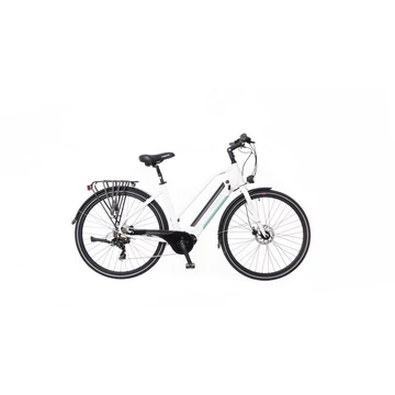 Neuzer Mantova ebike 28"-as alu Bafang M200 középmotor 65Nm/374Wh integrált akku metál fehér 19"