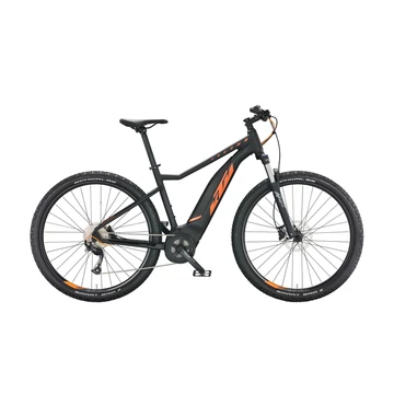 KTM Macina Ride 491 29" MTB Ebike/pedelec Bosch Active meghajtás, 9f Aluts váltó, fekete/narancs, férfi M/43cm