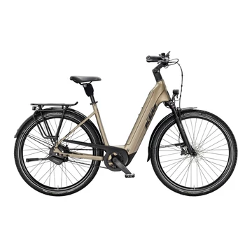 KTM Macina City 810 Belt elektromos kerékpár Bosch Performance CX Smart meghajtás Gates szíjhajtás Nuvinci Enviolo matt olive pearl mono 46cm