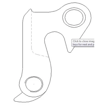 Váltótartó fül 11 Merida Miami , Whitewater