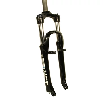 Suntour XCT HLO 26" MTB teleszkóp 1-1/8", 100mm, hidraulikus lockout, állítható, V-fékes, mattfekete