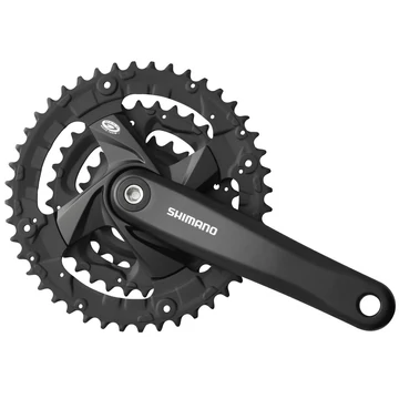 Shimano Acera FC-M371 9 fokozatú trekking/cross hajtómű 170-48/38/28-as fogszám négyzetkúpos láncvédős fekete