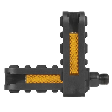 Műanyag keretes-Cr-Mo tengelyű felhajtható pedál