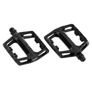 Kellys FLAT 30 platform pedál, golyós csapágy, alu öntvény test, fekete