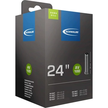 Schwalbe Downhill 24" tömlő 2,10-3,00"  40mm hosszú autoszelep (AV)