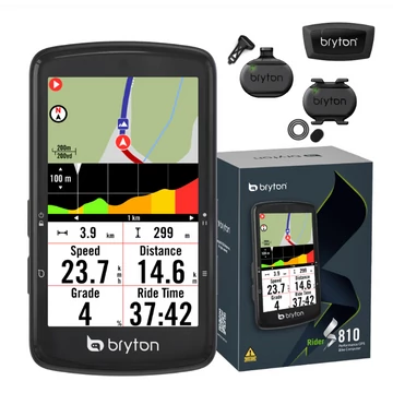Bryton Rider S810T GPS kilométeróra szett HRM+CAD+SPD 3,5"-os színes érintőkijelzővel 50 órás üzemidővel