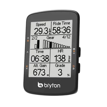 Bryton Rider 460D GPS computer sebesség, pulzus és pedálcsapás érzékelőkkel